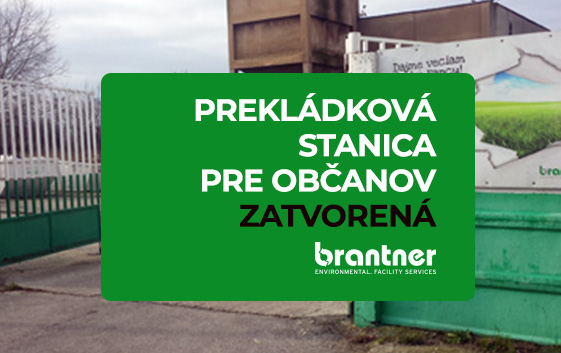 Prekládková stanica pre občanov zatvorená!