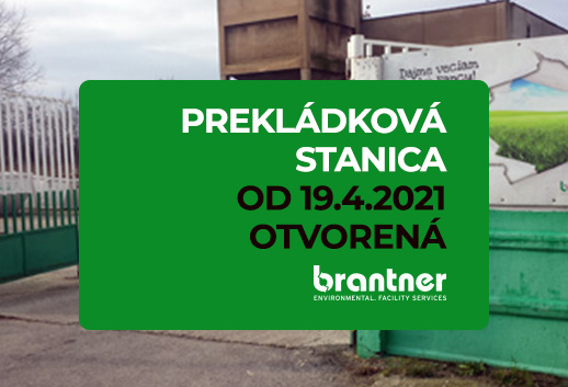 Prekládková stanica pre občanov otvorená