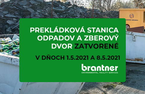 Prekládková stanica odpadov a zberový dvor zatvorené