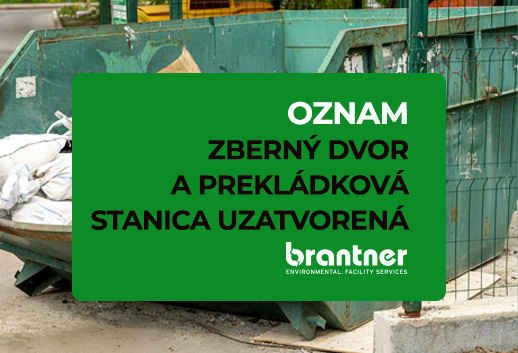 Uzatvorenie zberného dvora a prekládkovej stanice